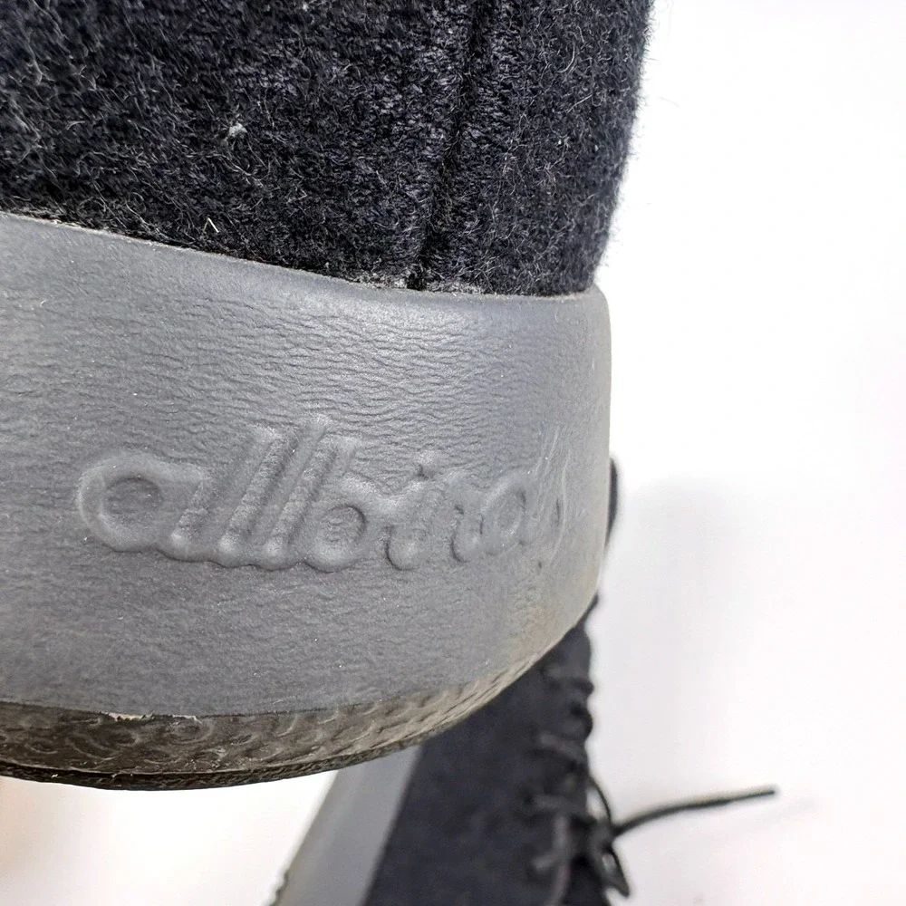 Allbirds Wool Runner Mizzle Shoes Mens Sz 11 Natural Black/Dark Gray with Box
